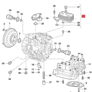 Ceeinex 3C0317037A Transmission Cooler